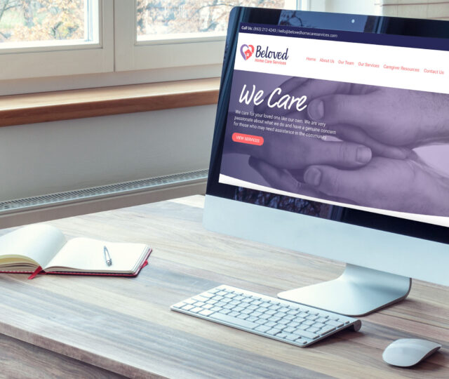 Beloved Homecare-website design-mockup